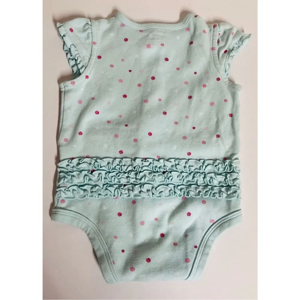 Girls Bundle  3 Bodysuits Size NB, 0-3m EUC